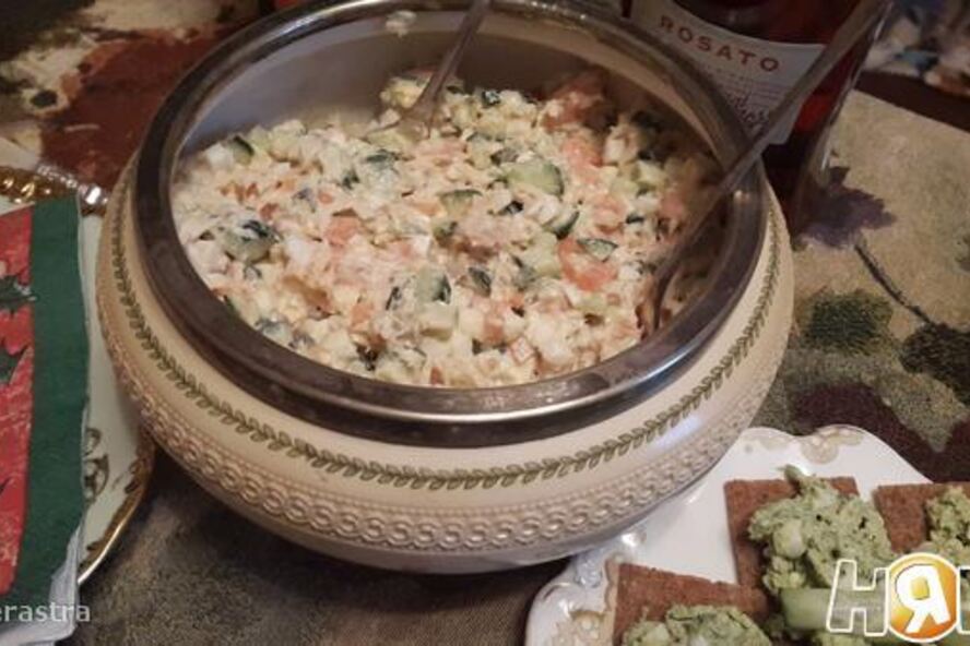 Рецепт рыбного салата