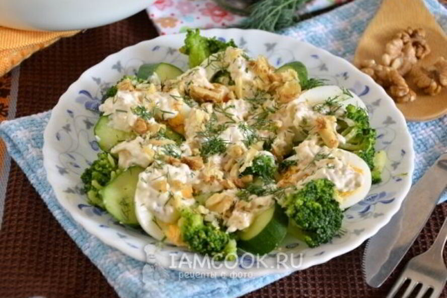 Рецепт салата из брокколи