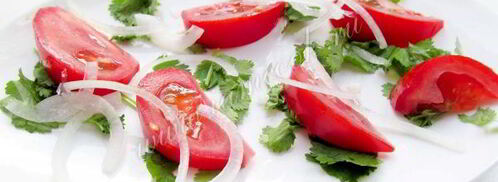 салат из семги с помидорами. Шаг 9