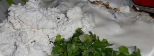 салат из цветной капусты с творогом. Шаг 3