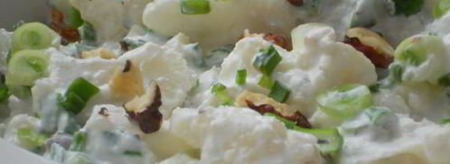 салат из цветной капусты с творогом. Шаг 4