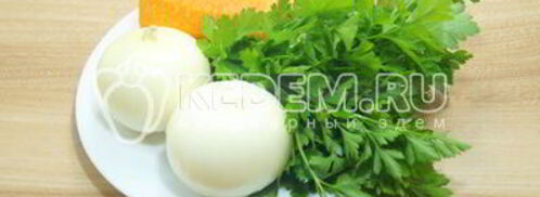 салат из цветной капусты с зеленью на зиму. Шаг 3