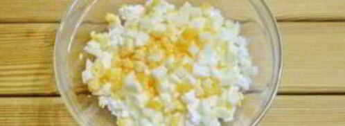 салат из творога с зеленью. Шаг 4