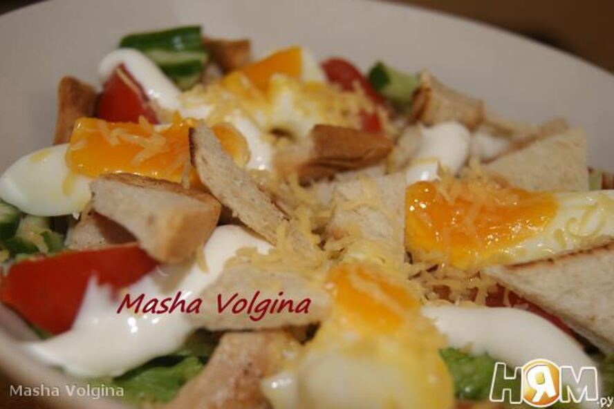 Рецепт салата хрустящего с куриной грудкой