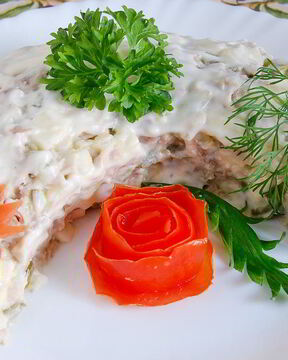 Салат Кукареку