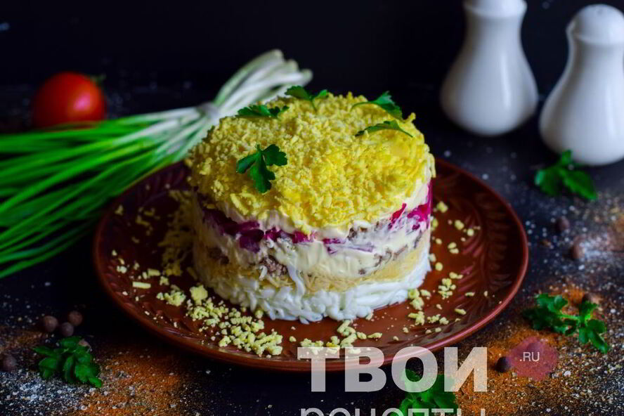 Рецепт салата мимоза с сыром