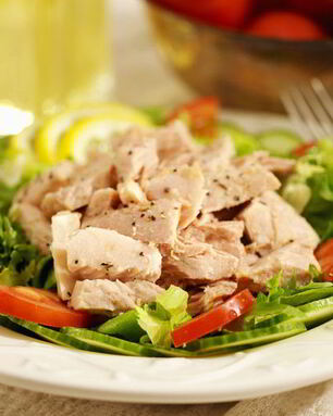 Салат Мимоза с тунцом