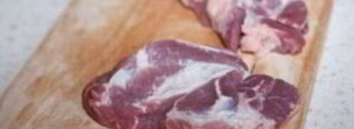 картошка под шубой в духовке со свининой. Шаг 2