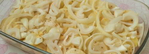 картошка под шубой в духовке. Шаг 6