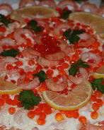 Креветки под шубой