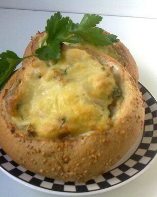 Куриная грудка в гнезде под шубой