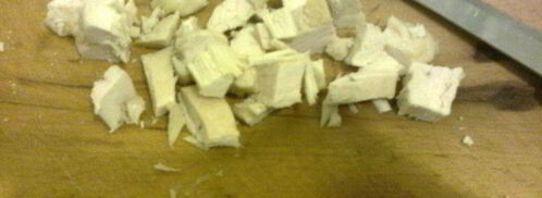 куриная грудка в гнезде под шубой. Шаг 3