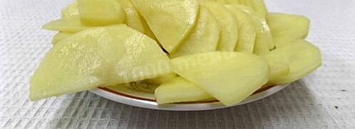 куриное мясо под шубой в духовке. Шаг 5