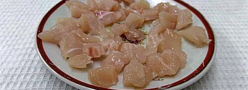 куриное мясо под шубой в духовке. Шаг 6