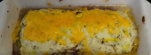 мясной хлеб под шубой. Шаг 5