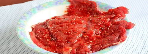 мясо под шубой в духовке. Шаг 5