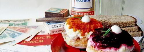 пирожные сельдь под шубой. Шаг 7