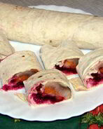 Рулет селедка под шубой в лаваше