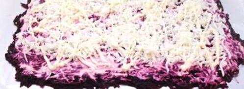 салат-рулет селедка под шубой. Шаг 2