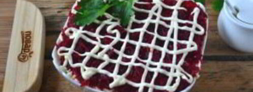 салат шпроты под шубой. Шаг 7