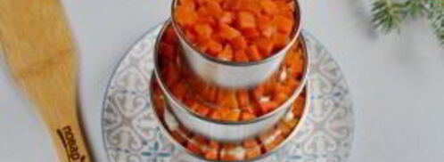 салат-торт селедка под шубой. Шаг 10