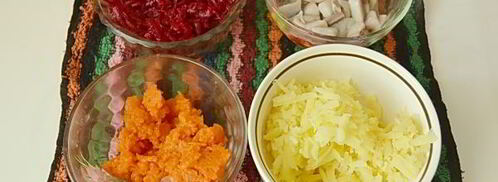 селедка под шубой на новый год собаки. Шаг 8