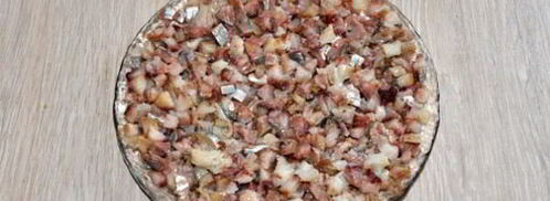 селедка под шубой с грибами. Шаг 2