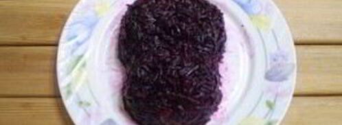 селедка под шубой в виде обезьянки. Шаг 7