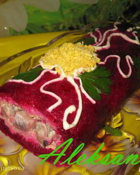 Селедка в рукаве под шубой