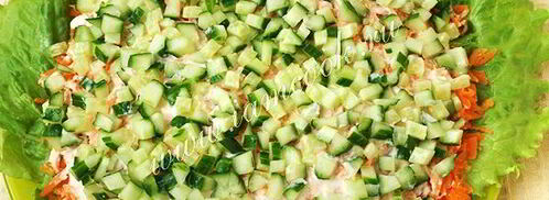 салат ромашковое поле. Шаг 8