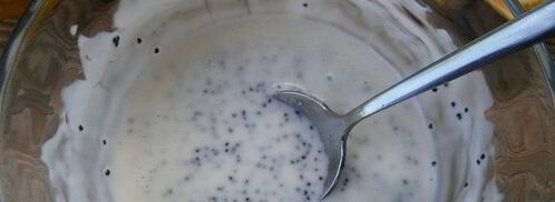 салат с апельсином, грибами, помидором и маковым соусом. Шаг 2