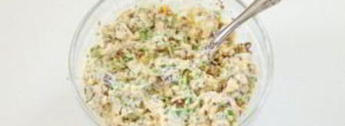 салат с баклажанами и грецкими орехами. Шаг 5