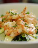Салат с креветками Вкусный