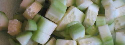 салат с семгой и сладким перцем. Шаг 3