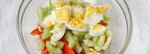 салат цезарь по дюкану. Шаг 7