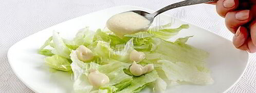 салат цезарь с копченой курицей. Шаг 6