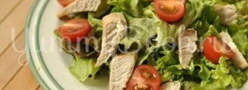 салат цезарь с курицей. Шаг 8