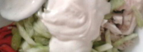 цезарь с чипсами из лаваша. Шаг 7