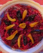 Свекольный салат с курагой и черносливом