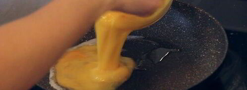 теплый салат presto с омлетом. Шаг 2