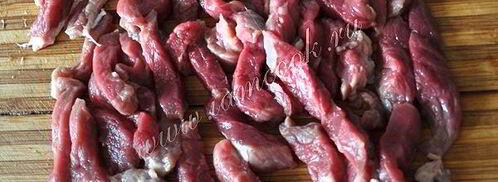 теплый салат с говядиной. Шаг 3