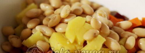 винегрет с фасолью. Шаг 5