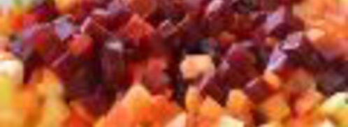 винегрет с красной фасолью и сельдью. Шаг 3