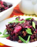 Винегрет с морской капустой