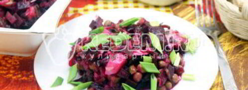 винегрет с морской капустой. Шаг 4