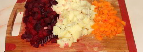 винегрет с селедкой. Шаг 4