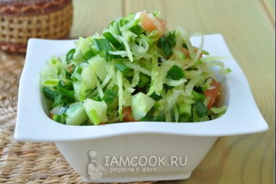 Рецепт зеленого салата