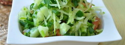 зеленый салат. Шаг 7