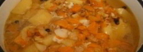 картофельный соус с курицей. Шаг 6