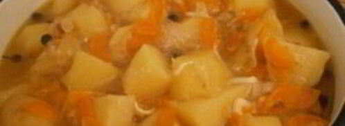 картофельный соус с курицей. Шаг 7